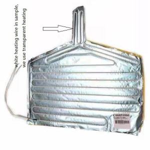 Calefator da folha de alumínio da parte do refrigerador